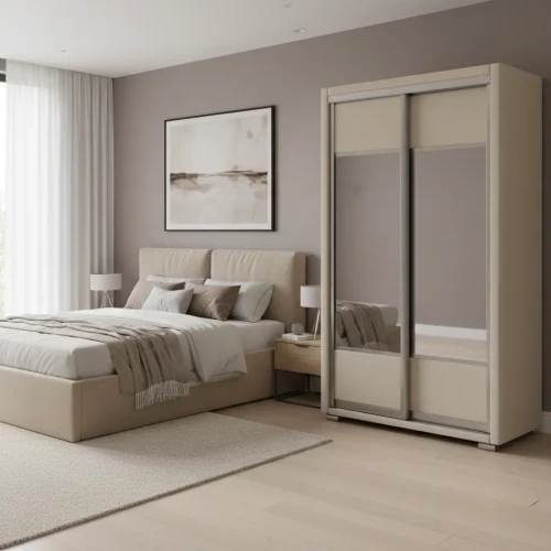 Шкаф Орматек 2х дв Orma Soft 2 (2 зеркала) Микровелюр