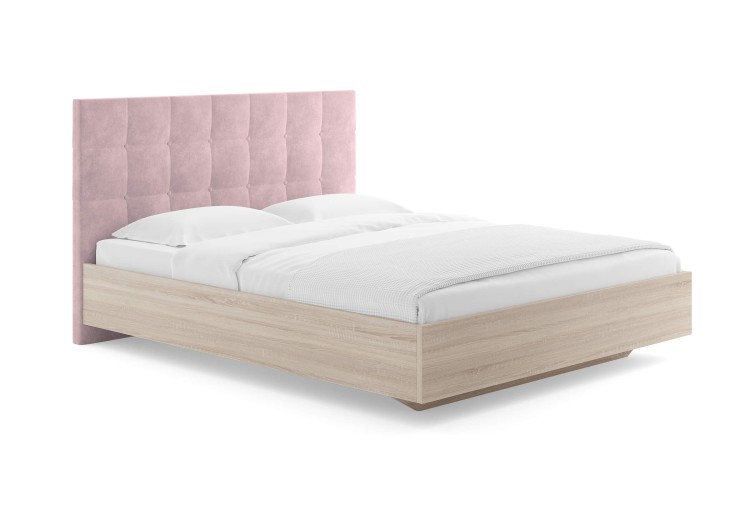 Кровать Сонум Luiza Дуб Сонома (Микровелюр)