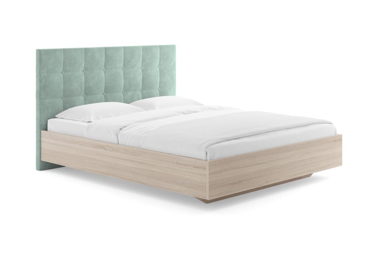 Кровать Сонум Luiza Дуб Сонома (Микровелюр)