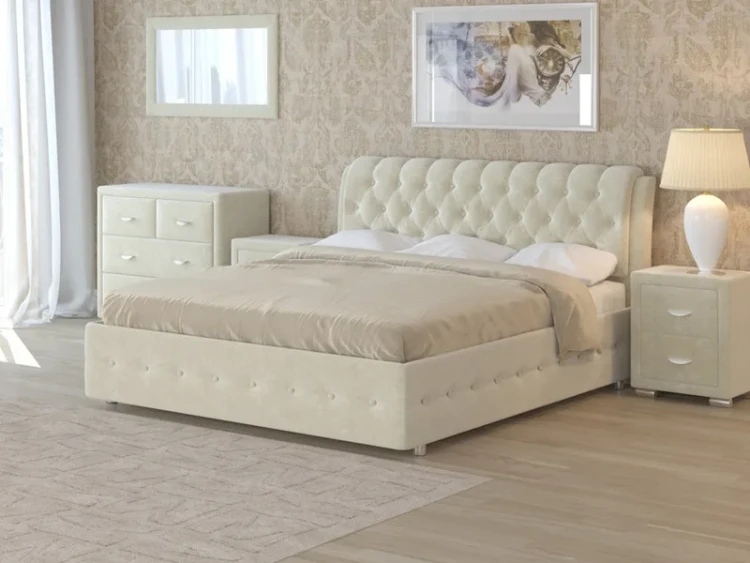 Кровать Орматек ComoVeda 4 двуспальная Лофти Лён