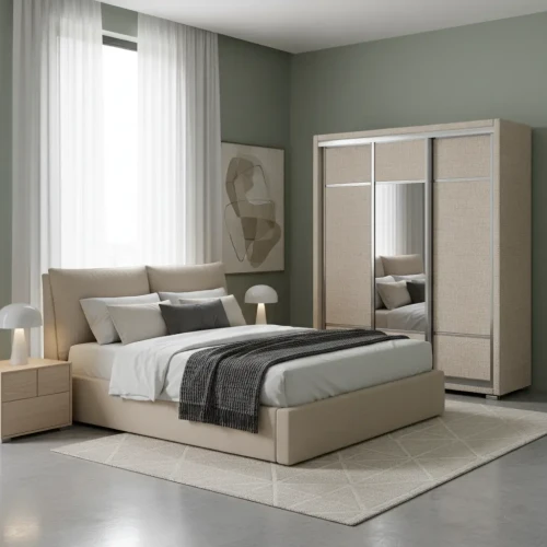 Шкаф Орматек 3х дв Orma Soft 2 (1 зеркало) Букле