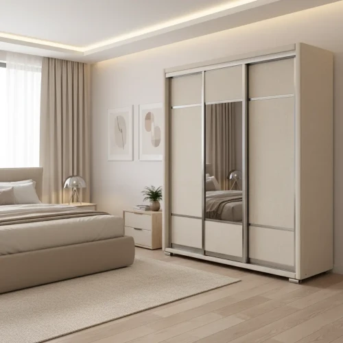 Шкаф Орматек 3х дв Orma Soft 2 (1 зеркало) Рогожка