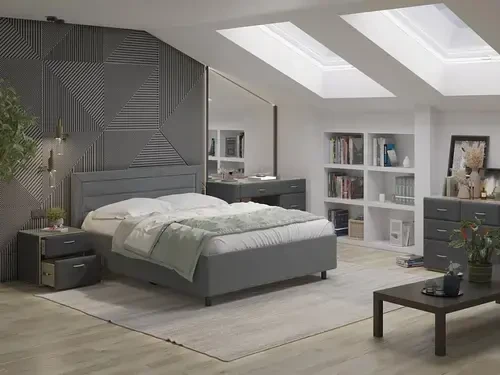 Кровать Райтон Next Life 2 Gratta 4 Серый космос