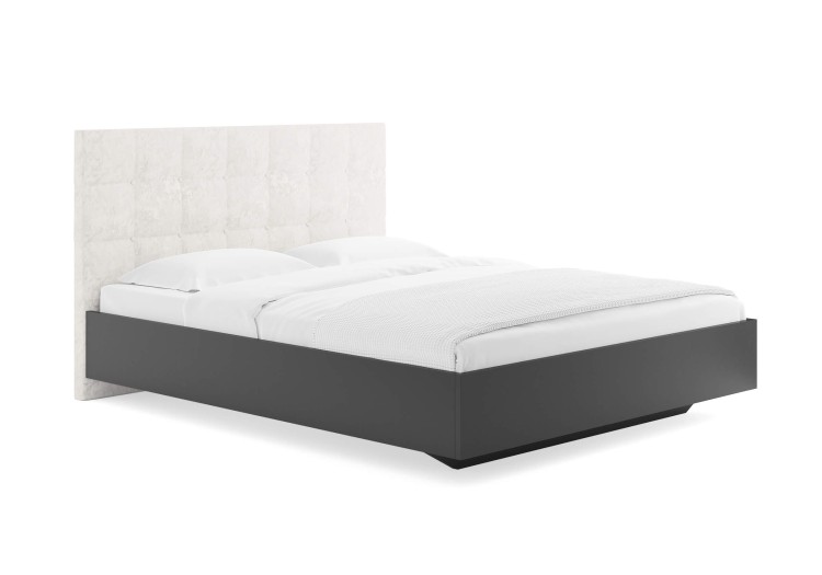 Кровать Сонум Luiza Графит (Велюр)
