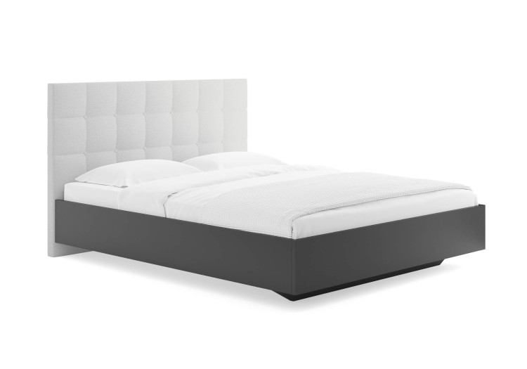 Кровать Сонум Luiza Графит (Велюр)