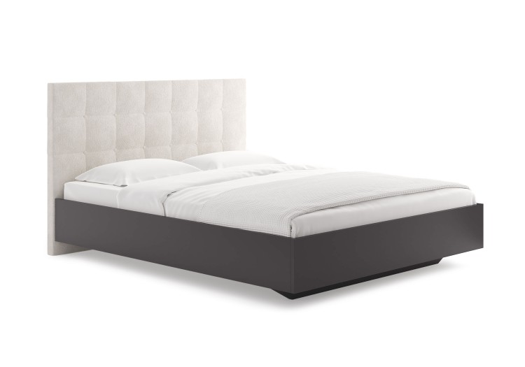 Кровать Сонум Luiza Графит (Велюр)