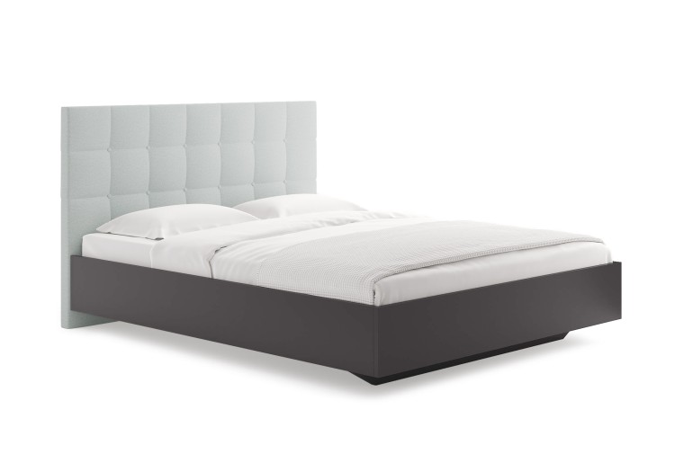 Кровать Сонум Luiza Графит (Велюр)