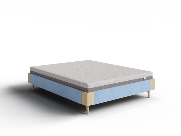 Teddy Небесно-голубой/Масло-воск Natura (Береза)