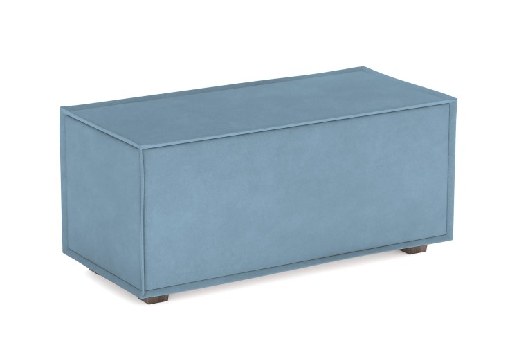 Замша голубой