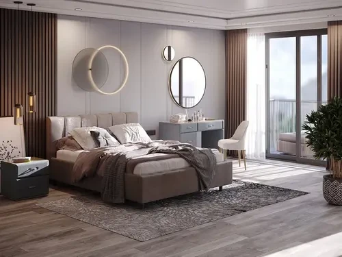 Кровать Райтон Nuvola-7 New Forest 514 Светло-коричневый