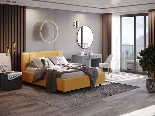 Кровать Райтон Nuvola-7 New Scandi Cotton 18 Шафран